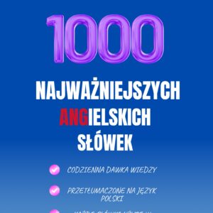 1000 najważniejszych angielskich słówek PDF