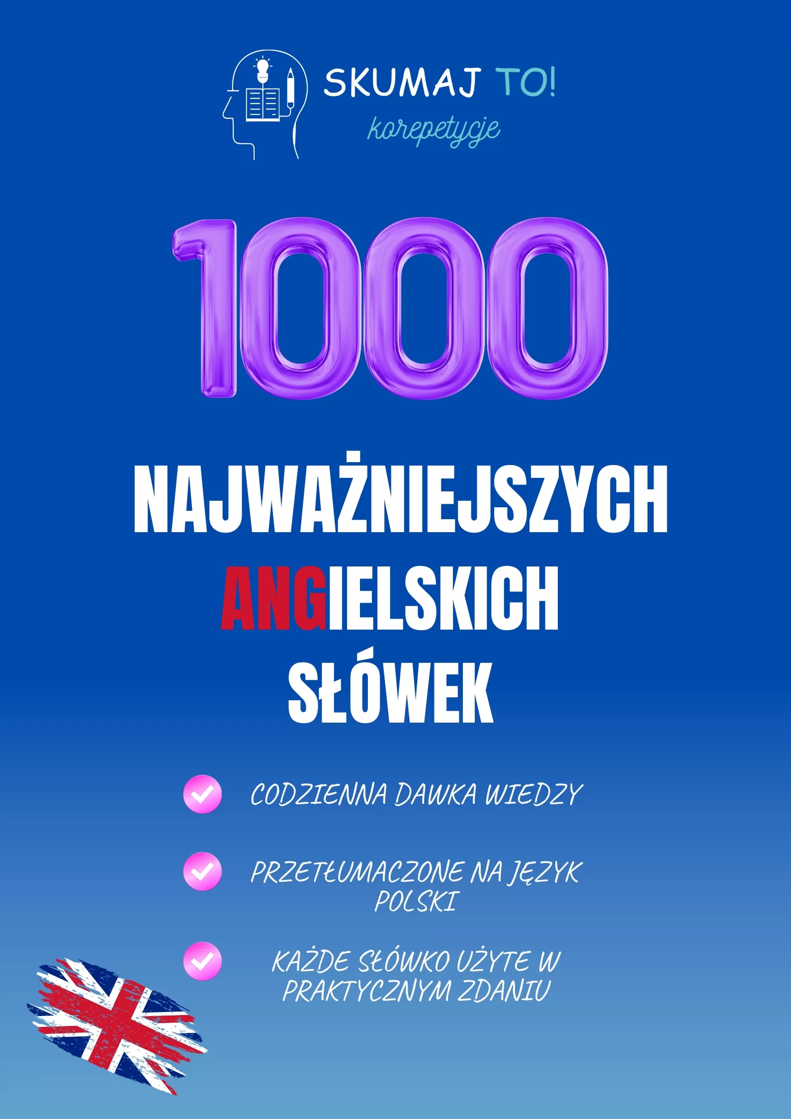 Ebook – 1000 Najważniejszych Angielskich Słówek